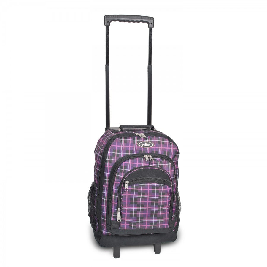 Wheeled Backpack With Pattern