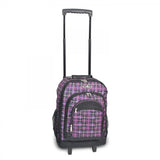 Wheeled Backpack With Pattern