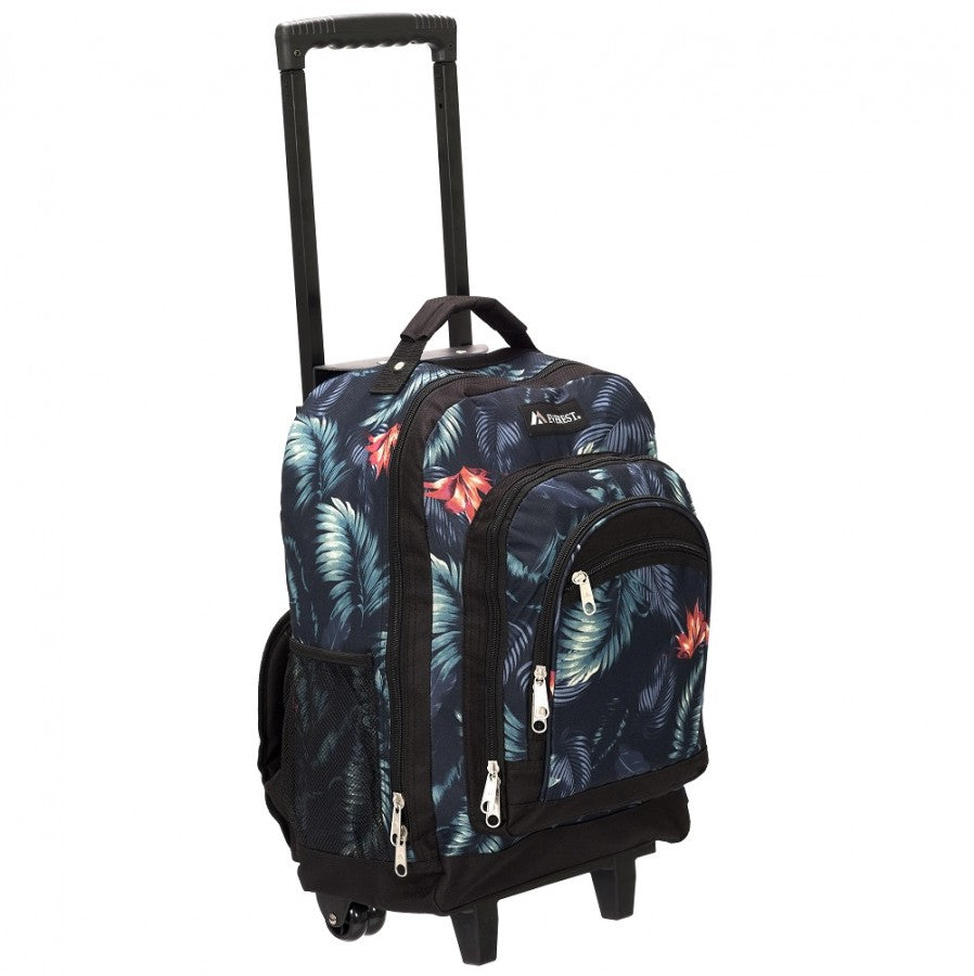 Wheeled Backpack With Pattern