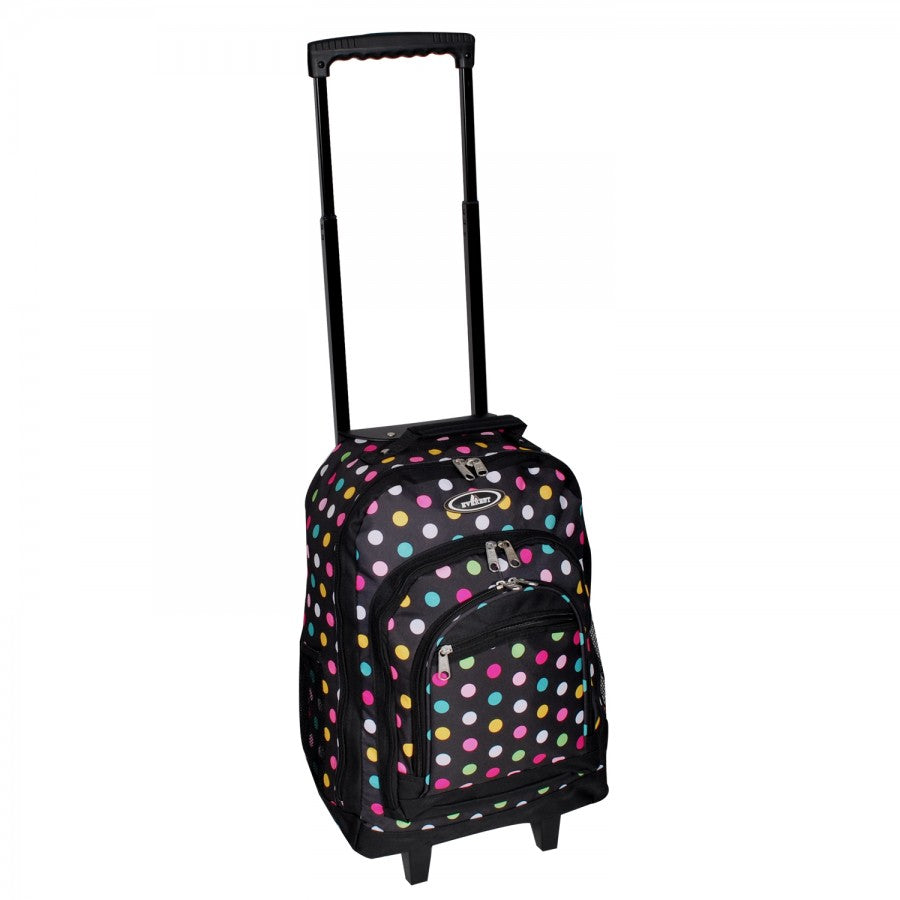 Wheeled Backpack With Pattern