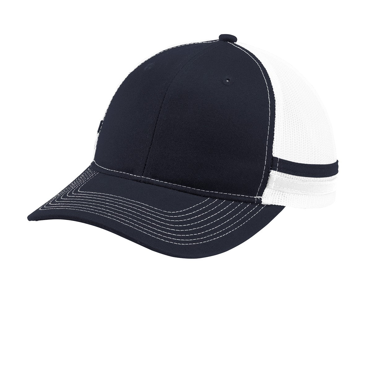 Port Authority ® Two-Stripe Snapback Trucker Cap