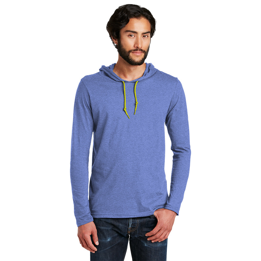 Anvil® 100% Combed Ring Spun Cotton Long Sleeve Hooded T-Shirt