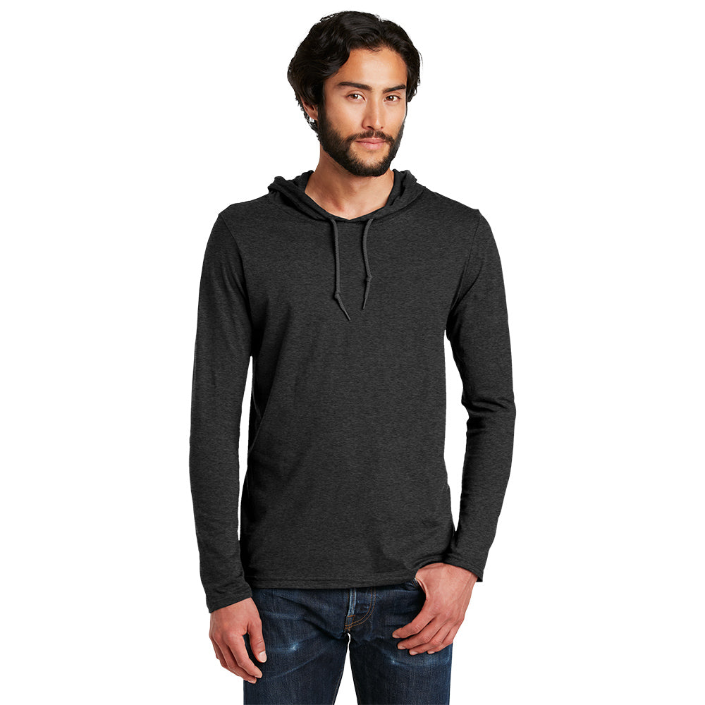 Anvil® 100% Combed Ring Spun Cotton Long Sleeve Hooded T-Shirt