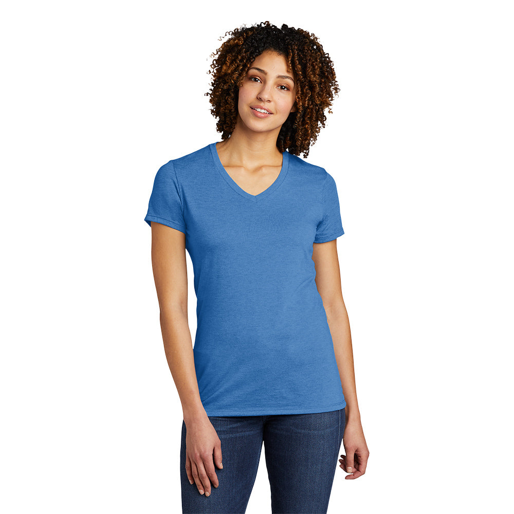 Allmade® Women’s Tri-Blend V-Neck Tee