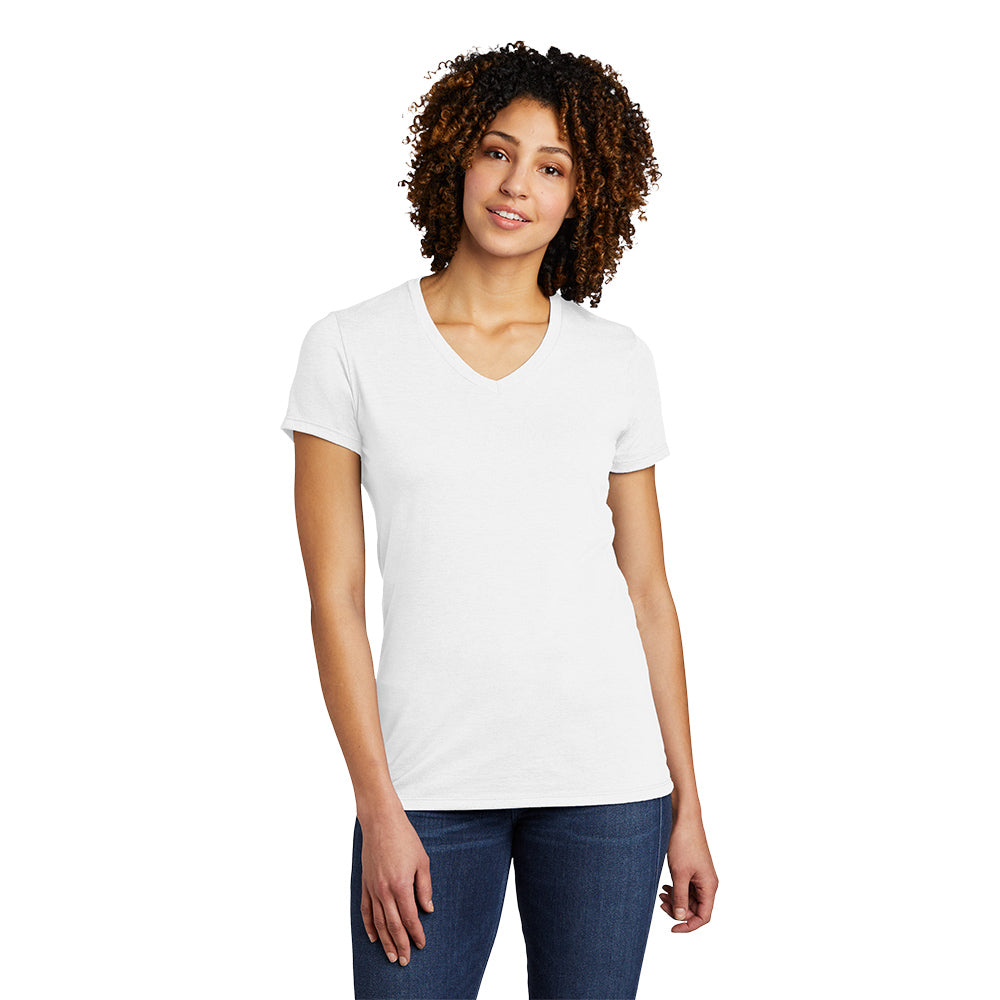 Allmade® Women’s Tri-Blend V-Neck Tee