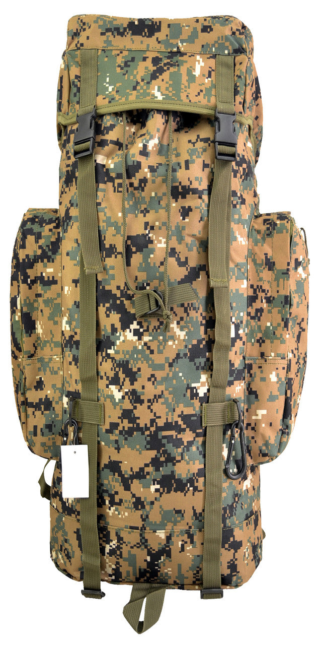 Woodland Digital Camo Hiking Backpack Rucksack