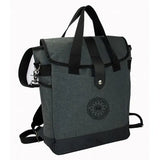 gray tote bags with strips