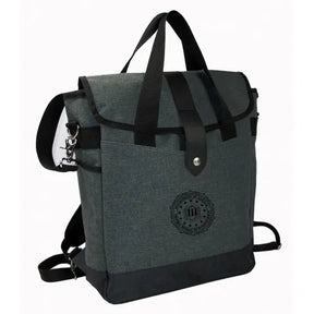 gray tote bags with strips