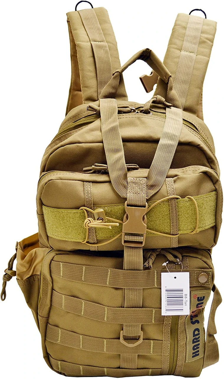 Coyote Tan Tactical Hydration Pack Ready Backpack