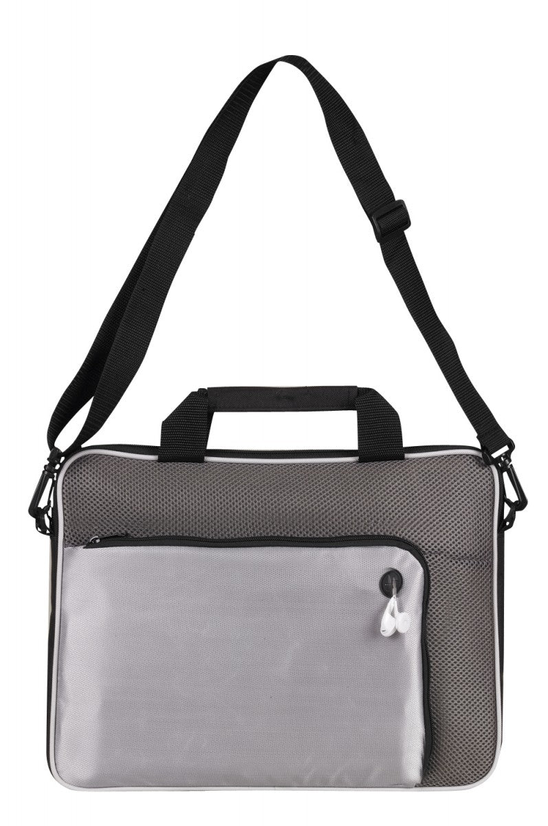 Gray laptop bag