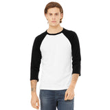 BELLA+CANVAS ® Unisex 3/4-Sleeve Baseball Tee