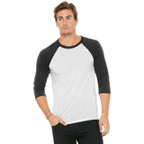 BELLA+CANVAS ® Unisex 3/4-Sleeve Baseball Tee