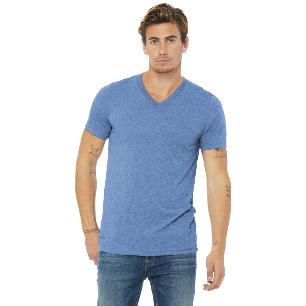BELLA+CANVAS ® Unisex Triblend Short Sleeve V-Neck Tee