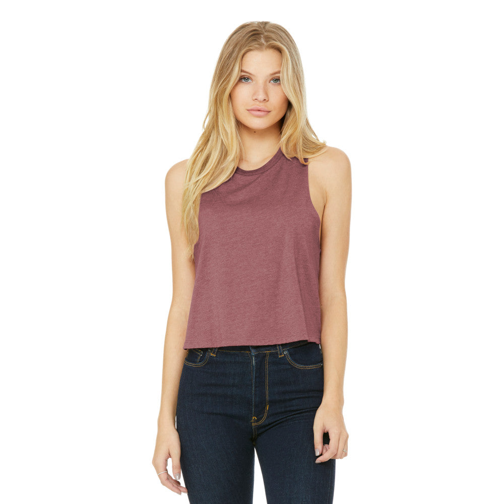 BELLA+CANVAS ® Women’s Racerback Cropped Tank