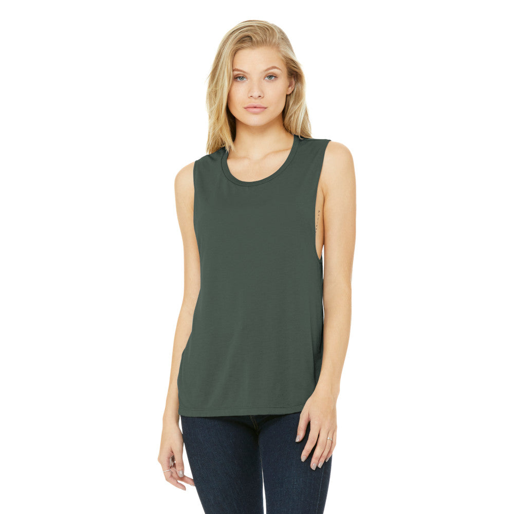 BELLA+CANVAS ® Women’s Flowy Scoop Muscle Tank