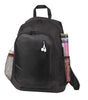Black backpack with a front pocket USA