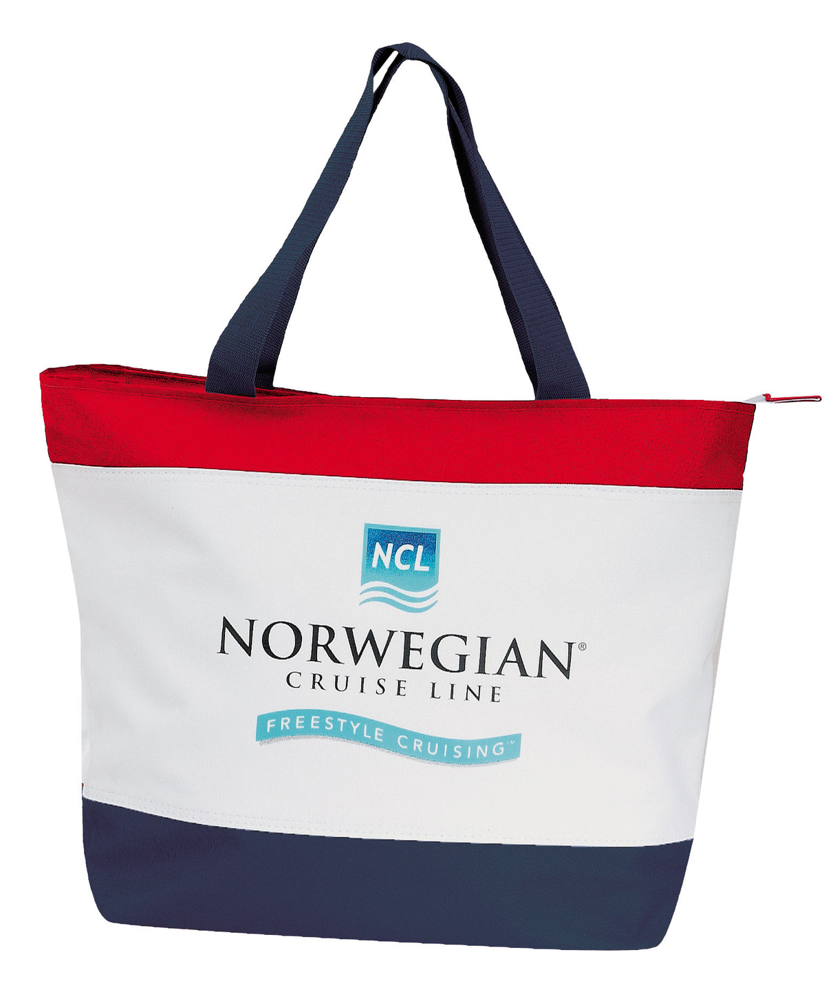 Poly Zipper Tote Bag