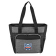 Gray with black strip  cooler tote duffel bag USA