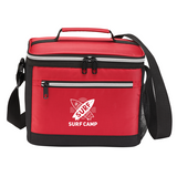 red lunch cooler duffel bag