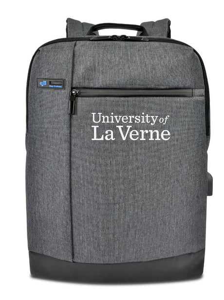 16" Gray laptop backpack padded 