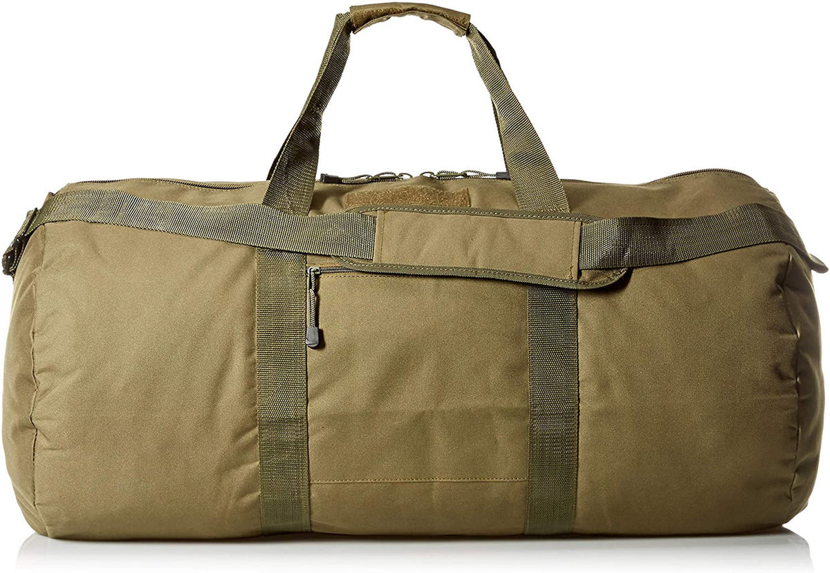 Tactical Coyote Tan Round Heavy Duty Duffel Bag