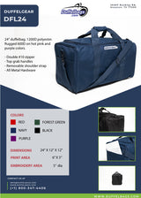 24" DuffelGear Union Duffel Bag