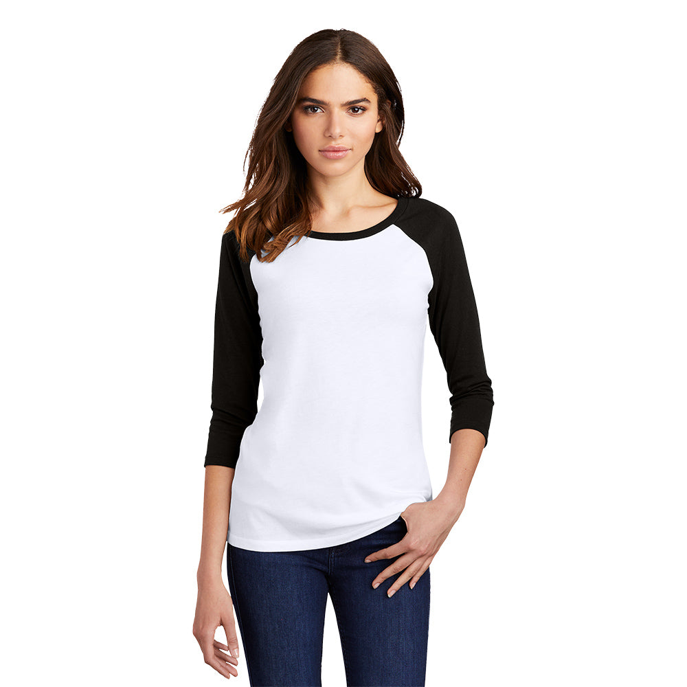 District ® Women’s Perfect Tri ® 3/4-Sleeve Raglan