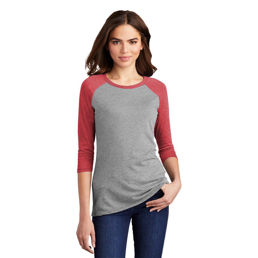 District ® Women’s Perfect Tri ® 3/4-Sleeve Raglan