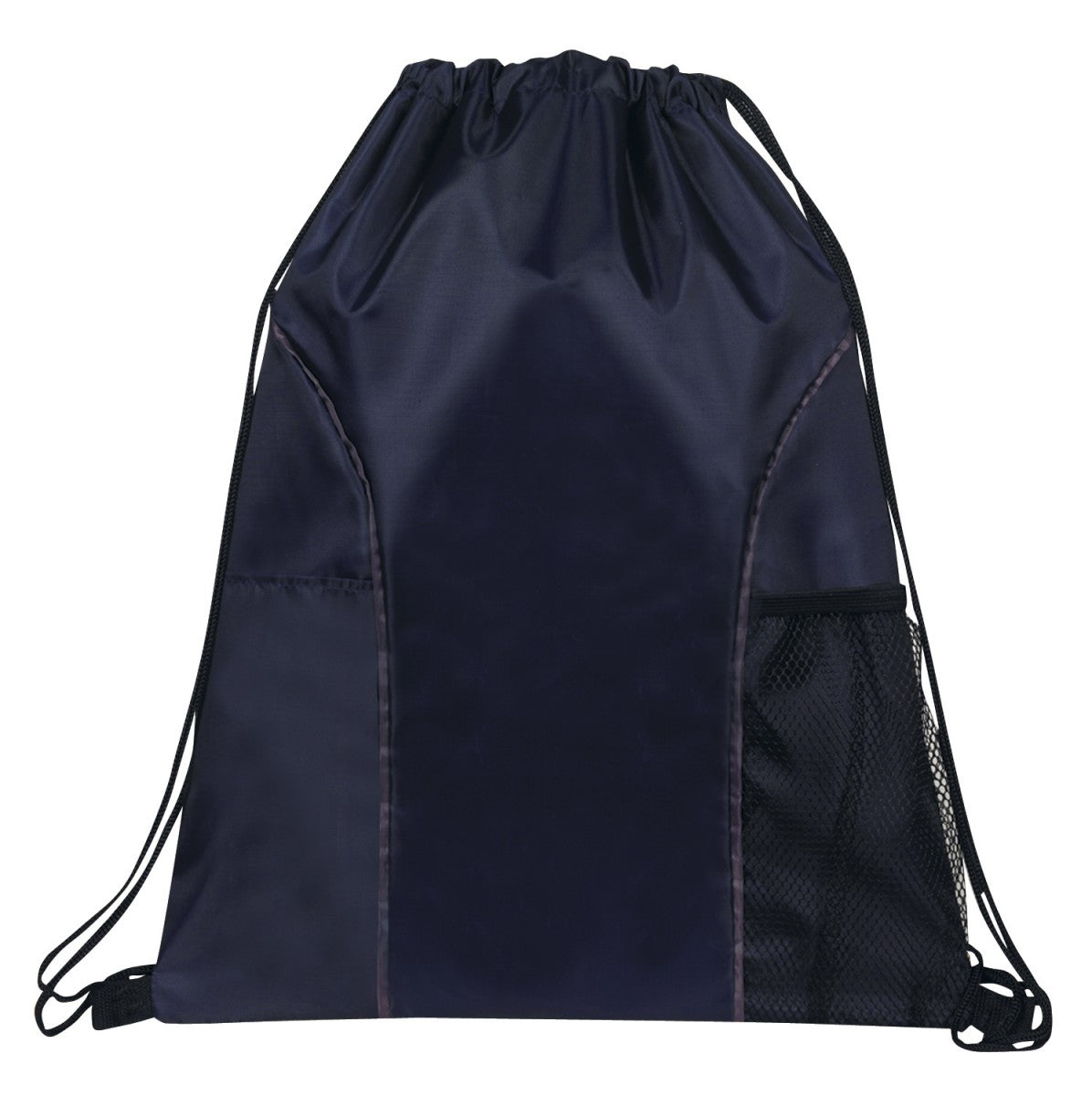 Dual Pocket Drawstring Backpack
