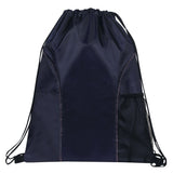 Dual Pocket Drawstring Backpack