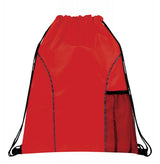 Dual Pocket Drawstring Backpack