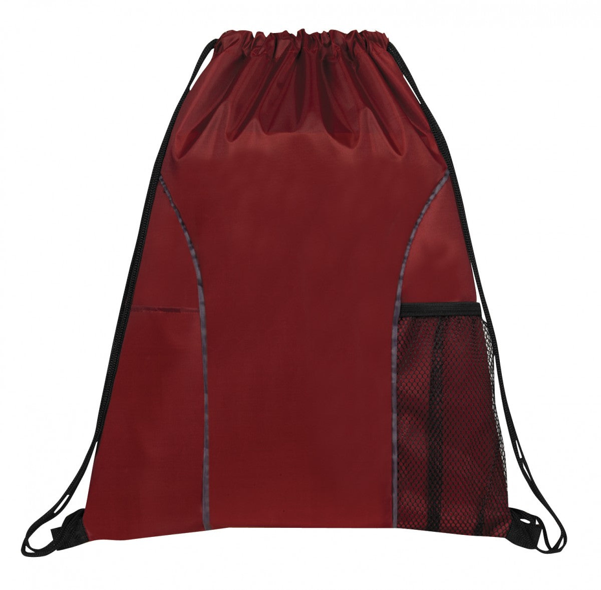 Dual Pocket Drawstring Backpack