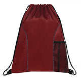 Dual Pocket Drawstring Backpack