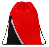 Zipper Pocket Drawstring Backpack