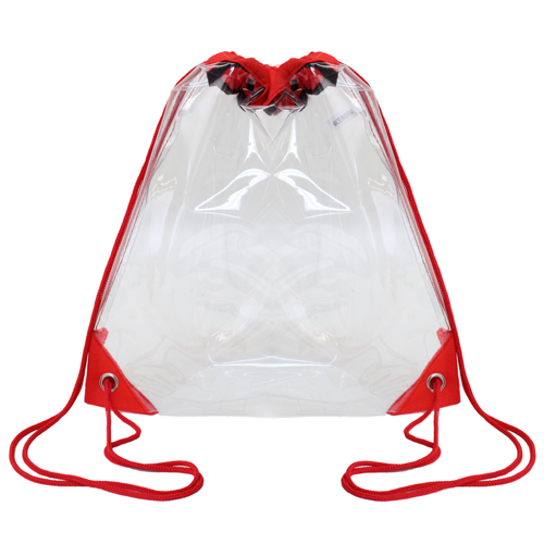 Clear Stadium Security Compliant Drawstring Bag USA