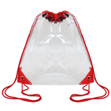 Clear Stadium Security Compliant Drawstring Bag USA
