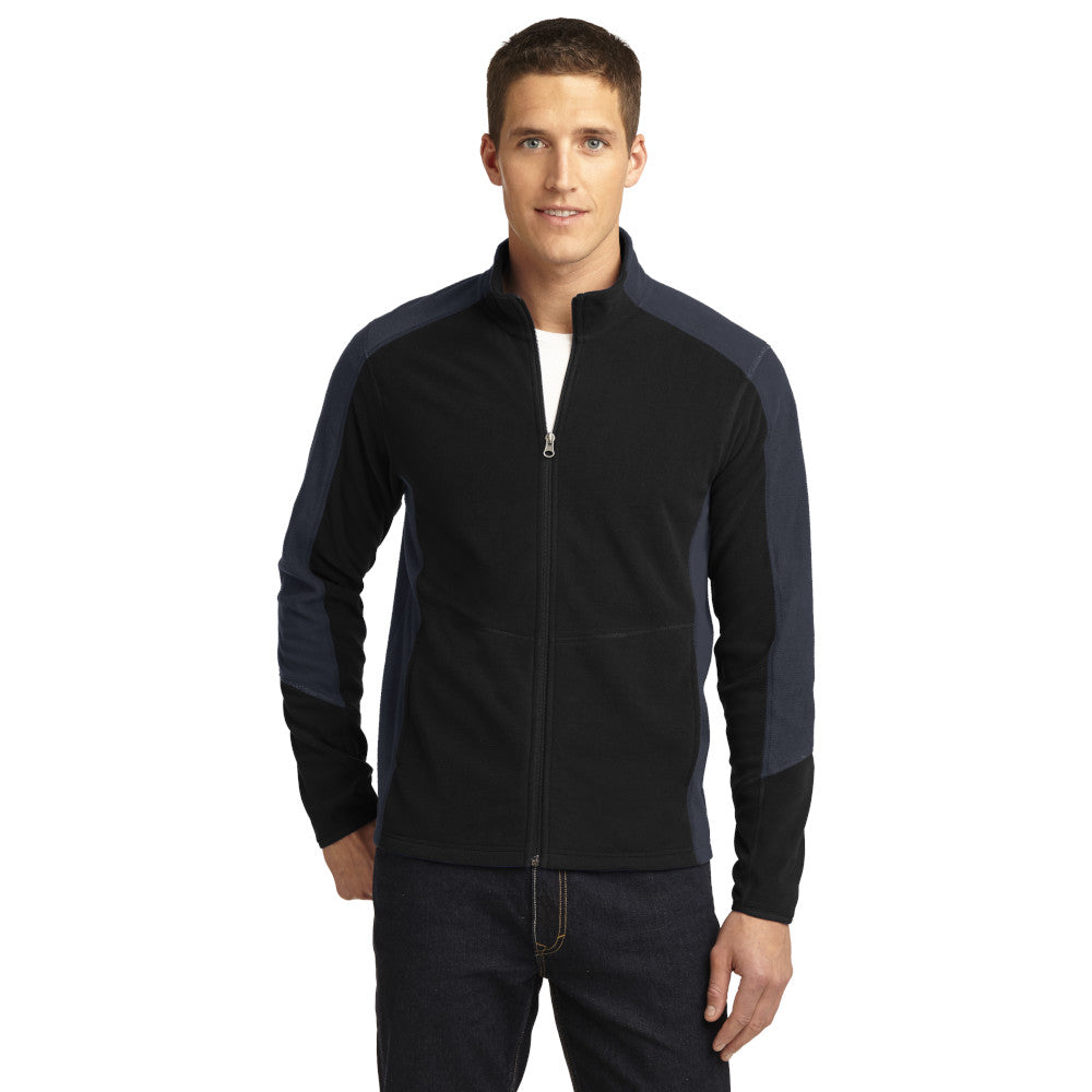 Port Authority® Colorblock Microfleece Jacket