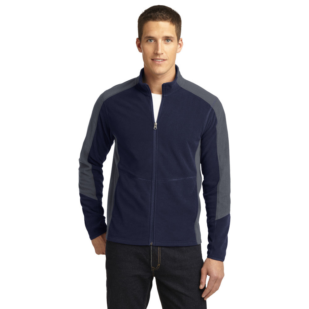 Port Authority® Colorblock Microfleece Jacket