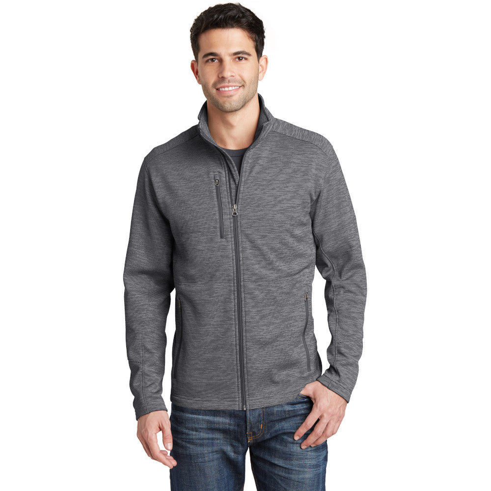 Port Authority® Digi Stripe Fleece Jacket
