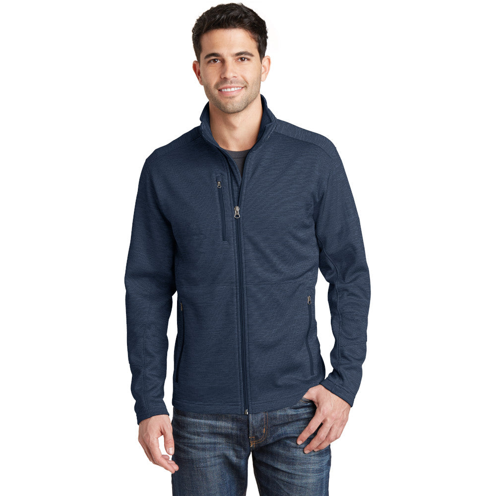 Port Authority® Digi Stripe Fleece Jacket