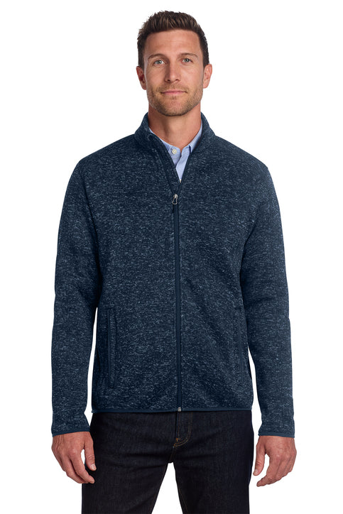 Port Authority® Sweater Fleece Jacket