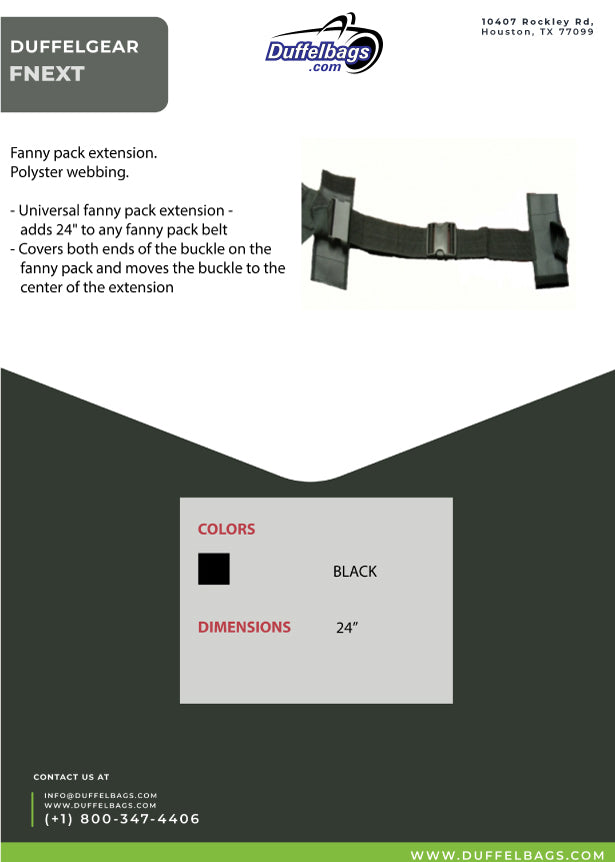 Fanny Pack Extension