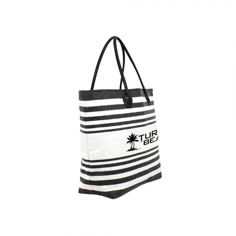 Striped Trendy Tote Bag