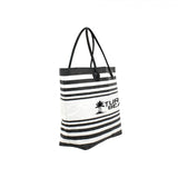 Striped Trendy Tote Bag