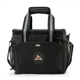 Black cooler bag 24 can capacity water resistant