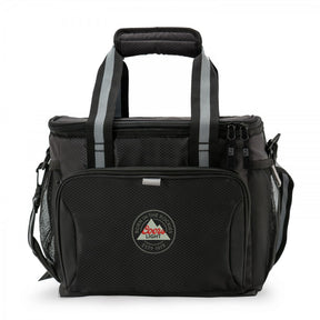 Black cooler bag 24 can capacity water resistant