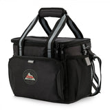 Black cooler bag 24 can capacity water resistant
