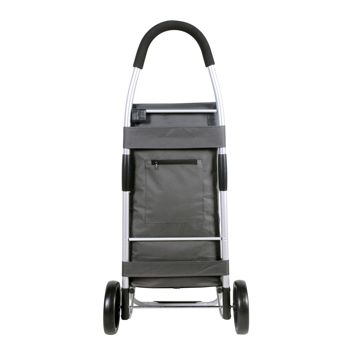 Gray wheeled cooler bag 