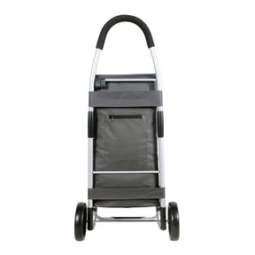 Gray wheeled cooler bag 