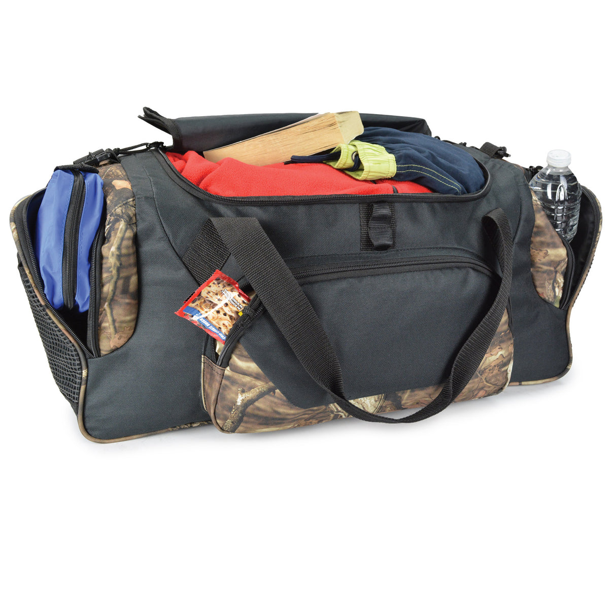 Camouflage brown large duffel bag for travel USA